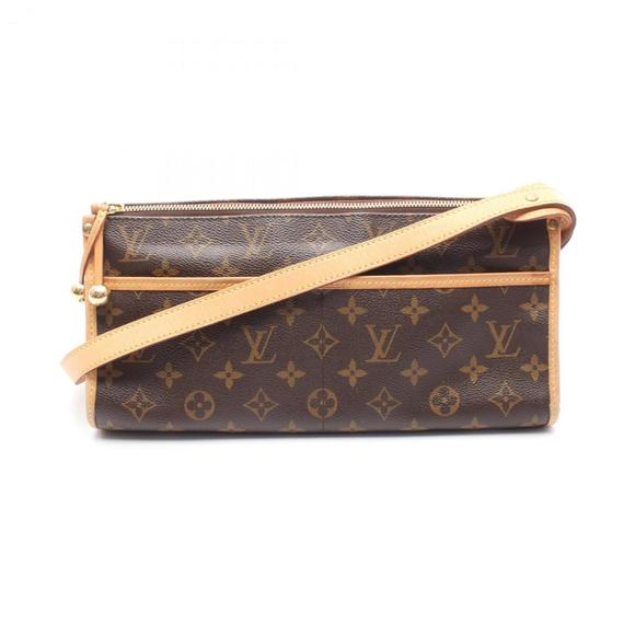 LOUIS VUITTON Brown Monogram Leather Shoulder Bag - Picture 1 of 8